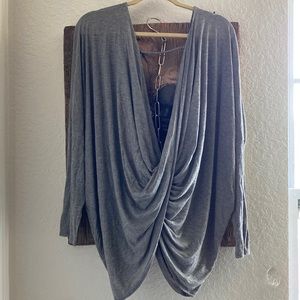 Grey blouse size 1x